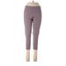 Victoria Sport Active Pants - Low Rise: Purple Activewear - Women's Size Large