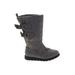 Muk Luks Boots: Gray Shoes - Women's Size 7 - Round Toe
