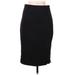 Express Casual Skirt: Black Solid Bottoms - Women's Size 6