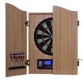 Electronic Soft Tip Dartboard Set, 18 Games and 159 Variations Professional Cabinet Dart Board Set, Automatic Scoring Dart Board for Adults