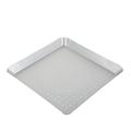 TOPBATHY 2 Pcs Pizza Pan Mini Cake Pans M Pizza Tay Baking Pan Baking Tray with Hole Pe Pan Broiler Pan for Oven Mini Microwave Pie Pan Mwa Non- Aluminum Alloy Hollow Square Plate