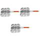 Milisten 3pcs Bbq Tongs Barbecue Rack Handle Charcoal Grills Outdoor Griddle Grill Bbq Fish Grill Basket Metal Barbecue Basket Kabob Grilling Baskets Non Stick Iron Barbecue Tool