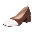 HUPAYFI Pumps Shoes for Women Black Women's High Heels Pumps Dress Closed Pointed Toe Comfortable Pumps Shoes for Work Office Wedding Dancing Leather Shoes Womens,Big Gift Bag 5.5 34.99