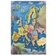 Map of Europe 1000 Piece Wooden Jigsaw Puzzles for Adults | Jigsaws 1000 Pieces for Kids | Jigsaw Puzzle Presents for Women | Puzzle | Adult Jigsaw （78×53cm）