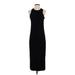 Banana Republic Casual Dress - Sheath Crew Neck Sleeveless: Black Solid Dresses - Women's Size X-Small