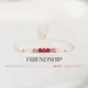 Bracelet de bateau de chia réglable en soie rubis quartz rose roseite pierre de lune cadeaux