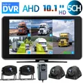 10 1 pouces 5CH véhicule AHD moniteur système écran tactile pour voiture/bus/camion 1080P CCTV