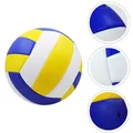 Size 5 Standard Blue White Yellow Volleyball PVC Soft Touch Indoor Outdoor Beach Volleyball