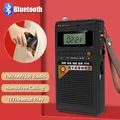 Portable Mini Radio Pocket FM/AM/SW Radios Receiver Bluetooth Stereo Speaker Handfree TF MP3 Player