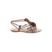 Loeffler Randall Sandals: Brown Solid Shoes - Women's Size 6 - Open Toe
