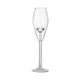 1 Piece Creative 3D Clear Diamond Pink Rose Red Flower Build-in Goblets Champagne Flute Household