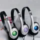 Over Ear Retro Headset Fashion Personality Vintage Wired Headphone Earbud Type C Y2K Headphone