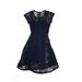 Dress - A-Line: Blue Solid Skirts & Dresses - Kids Girl's Size 7