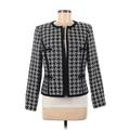 Kasper Jacket: Gray Houndstooth Jackets & Outerwear - Women's Size 8 Petite