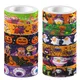 Halloween Pumpkin Transparent Roll Sticker and Paper Tape DIY Handbook Material Washi Tape