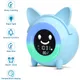 Kids Child Alarm Clock Sleep Trainer Clock 5 Color Night Light Digital Wake Up Cute Clock with