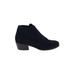 Thursday Boot Company Ankle Boots: Blue Print Shoes - Women's Size 8 1/2 - Almond Toe