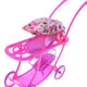 Baby Stroller for Dolls Dollhouse barbies Furniture accessories Infant Carriage Trolley Nursery