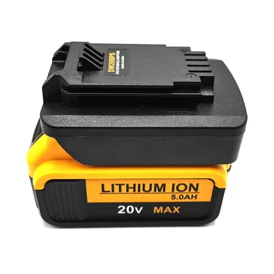Battery Adapter for Dewalt 18V/20V Lithium Battery Converted to Black&Decker Porter Cable Stanley
