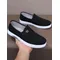 Men‘s Canvas Shoes Low Top Joker Men‘s Casual Breathable Men’s Shoes One Pedal Lazy Work Shoes