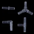 10pcs New Hot I L T Y Type Hose Equal Tee Transparent Acrylic Hose Water Pipe Connectors Aquarium