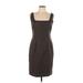 Tahari Casual Dress - Sheath: Gray Dresses - Women's Size 10