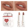 Makeup Airpod Lip Gloss Set Headphones Two-Tone Liquid Lipstick Waterproof Velvet Moisturizing