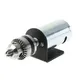 DC 12V-36V Lathe Press 555 Motor with Miniature Hand Drill Chuck and Mounting Bracket DIY Tool Set