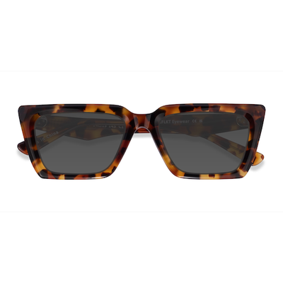 Unisex s rectangle Tortoise Acetate,Eco Friendly Prescription sunglasses - Eyebuydirect s Yara