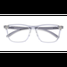 Unisex s square Clear Gray Plastic Prescription eyeglasses - Eyebuydirect s ARNETTE Montrose