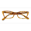 Female s horn Amber Tortoise Acetate Prescription eyeglasses - Eyebuydirect s Ray-Ban RB5499 Lady Burbank