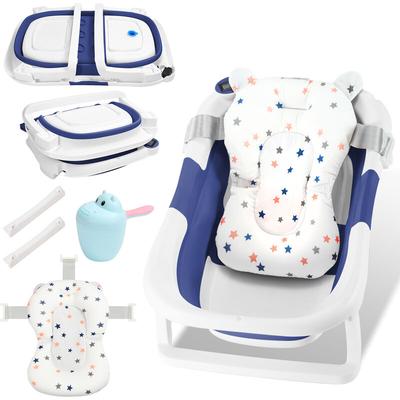 Swanew - Baby Badewanne Babywanne Kinder Faltbare klappbar Baden Sicher 3 in 1 Image