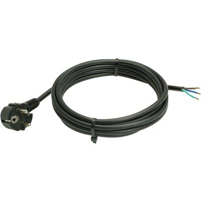 Anschlussleitung Schukostecker 10 m schwarz H05VV-F 3G1,5 IP20