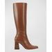 Dreeam Leather Block-heel Tall Boots