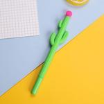 Stylos à gel cactus dessin animé, 10 pièces, plantes neutres, fournitures scolaires et de bureau, papeterie d'écriture, mignons et créatifs, jolis stylos