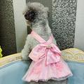 robe en gaze de soie simulée robe chat chien robe cheveux seau corgi bagel chenery papillon robe de mariée perle teddy