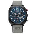 Montre numérique CURREN pour homme Calendrier Sport Montre chronographe électrique Montre militaire Top marque Luxe Cuir véritable Horloge masculine