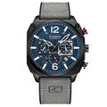 Curren homme montre numérique calendrier sport hommes chronographe montre électrique militaire haut marque de luxe en cuir véritable mâle horloge