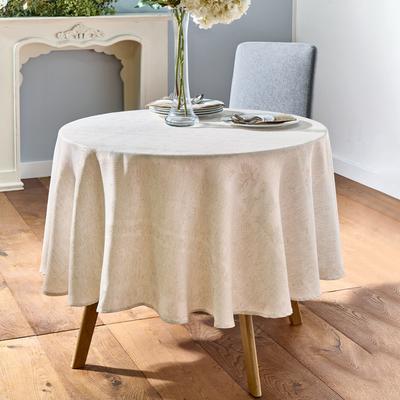 Jacquard-Tischdecke natur, Ø 180 cm Image