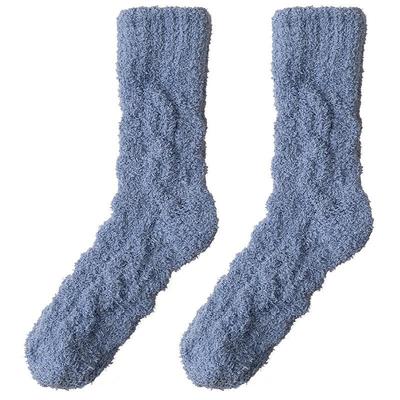 Fleece Socks Push for Women Men, Warm Soft Fluffy Socks Thick Cozy Sock Winter Christmas Socks for Women