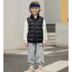 Kids Unisex Vest Coat Black Yellow Light Green Solid Color Spring Fall Adorable School 7-13 Years