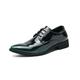 Men's Oxfords Derby Shoes Formal Shoes Dress Shoes British Style Plaid Shoes Business Casual British Wedding Daily St. Patrick's Day Patent Leather Breathable Comfortable Lace-up Black Green Spring