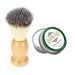 OugPiStiyk Moisturizing Face Cream Men s Shaving Soap Shaving Cream Mint Softening Beard Foam Shaving Brush Set