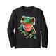 Frosch Kleine Kröte Laubfrosch Baby Frösche Süßer Frosch Langarmshirt