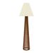 Accord Lighting Ripada Slatted Accord 66.3" Floor Lamp Manufactured Wood in Brown/White | 66.3 H x 21.45 W x 21.45 D in | Wayfair 361.06