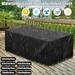 Patio Furniture Covers Outdoor Furniture Cover Waterproof Outdoor Table and Chair Set Cover Wind Dust Proof Anti-UV Durable Patio Furniture Cover