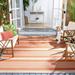 WENZHOU Courtyard Collection 8 x 10 Terracotta/Beige CY6062 Stripe Indoor/ Outdoor Waterproof Easy-Cleaning Patio Backyard Mudroom Area-Rug