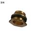 2PCS 1/2 or 3/4 Brass Water Tank Connector Rain Barrel Rain Buckets Connection