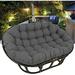 NLIBOOMLife N/ Outdoor Papasan Cushion Double Papasan Cushion Thick Egg Nest Seat Cushions Waterproof Swing Chair Cushion with Ties Without Chair for Indoor Outdoor