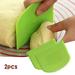 TAKTUK Cooking Utensils Set Kitchen Gadgets 2PC Plastic Cake Cream Spatula Dough Butter Batter Scraper Baking Tools Tools